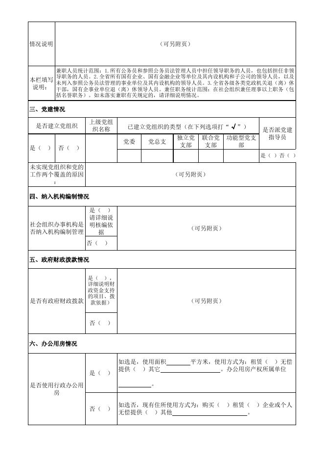 社会组织自查情况表、汇总表.xlsx