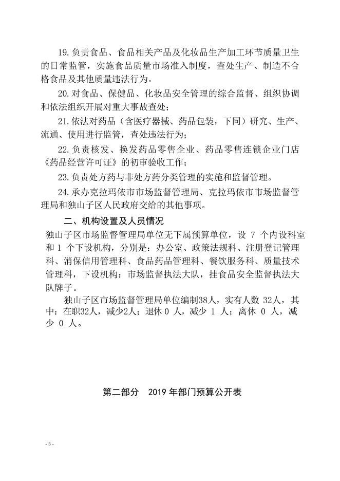 新疆维吾尔自治区克拉玛依市独山子区市场监督管理局部门单位2019 年部门预算公开.pdf