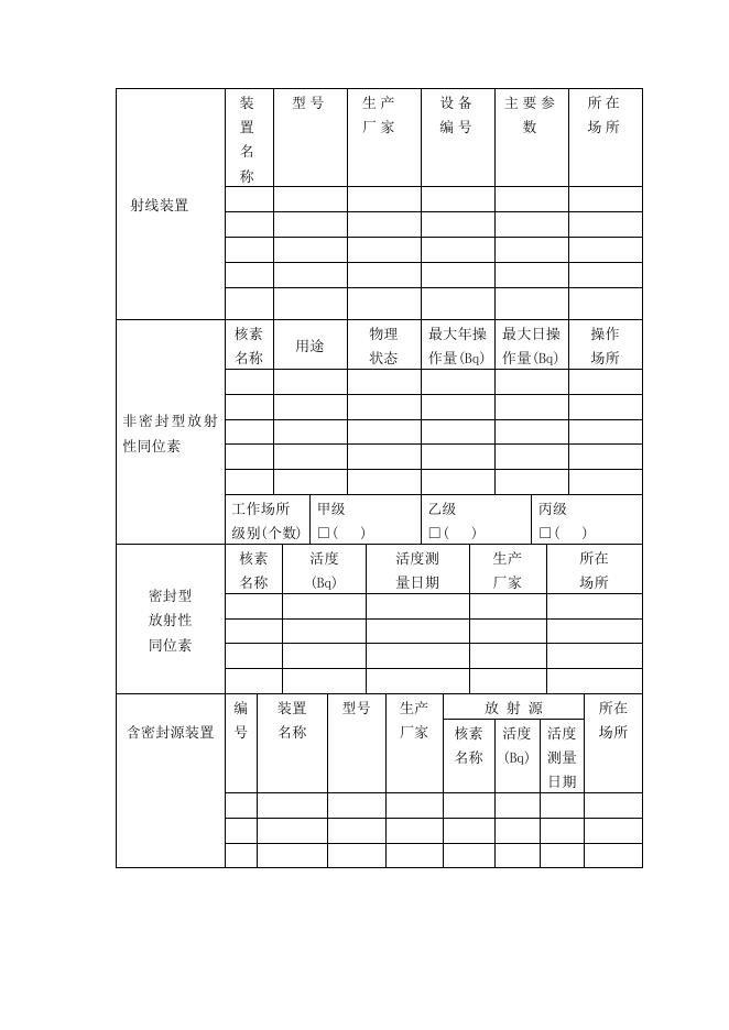 8.放射诊疗许可证申请表(1).doc