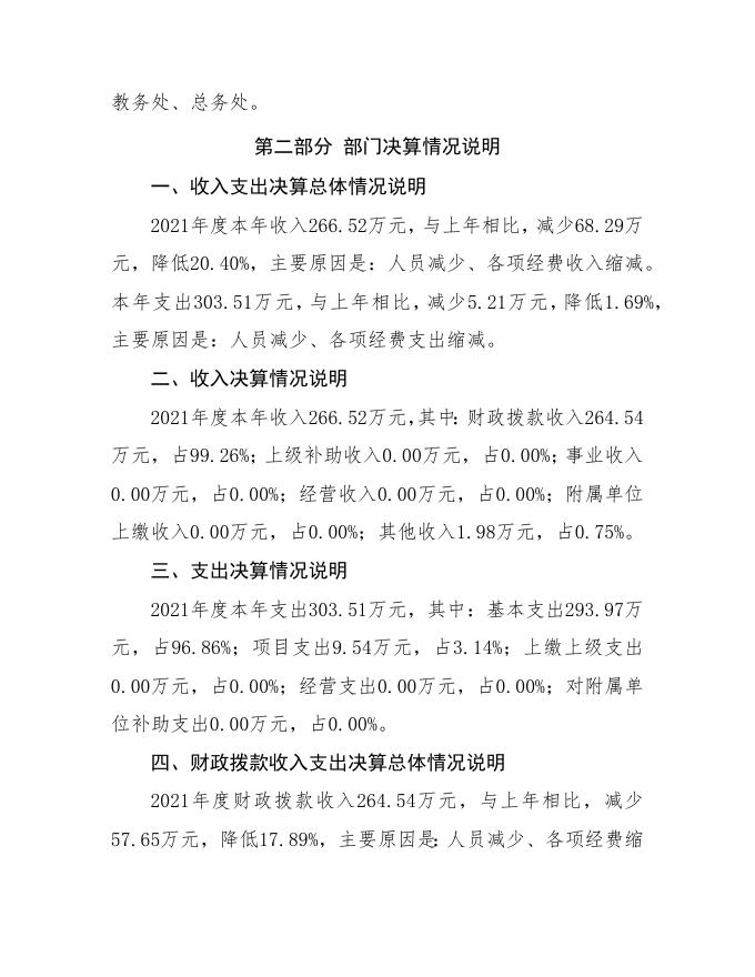 乌鲁木齐市达坂城区高崖子学校2021年度部门决算公开说明.Doc.doc