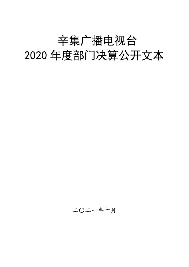 2020年度辛集电视台决算公开.pdf