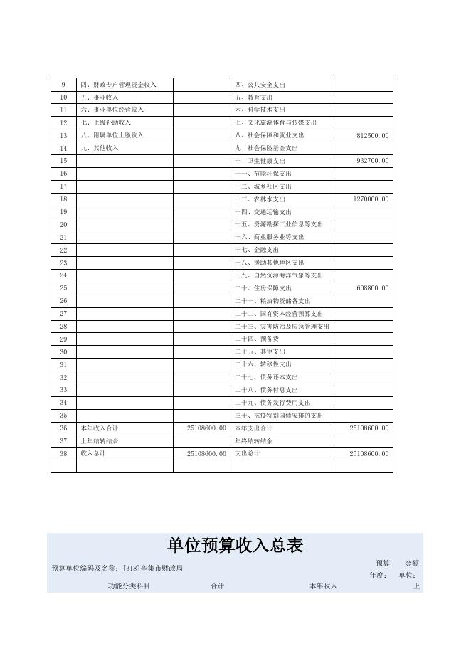 辛集市财政局2021年单位预算信息公开.doc