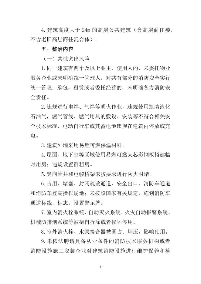 八镇政字 26 号 关于印发《八义镇高层建筑重大火灾风险专项整治工作方案》的通知.docx