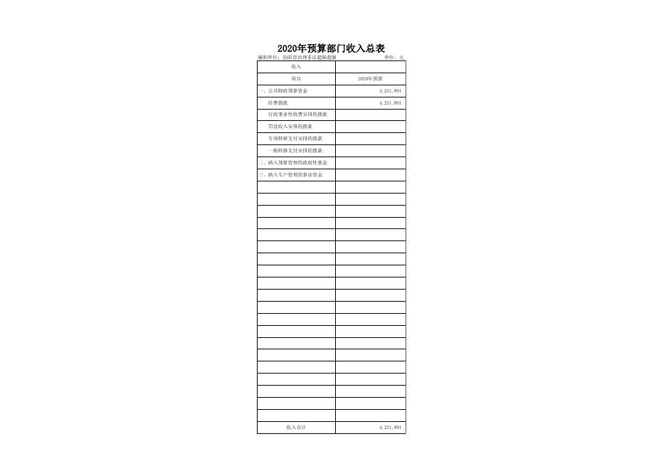 治超办2020年部门预算公开表1-10.xls