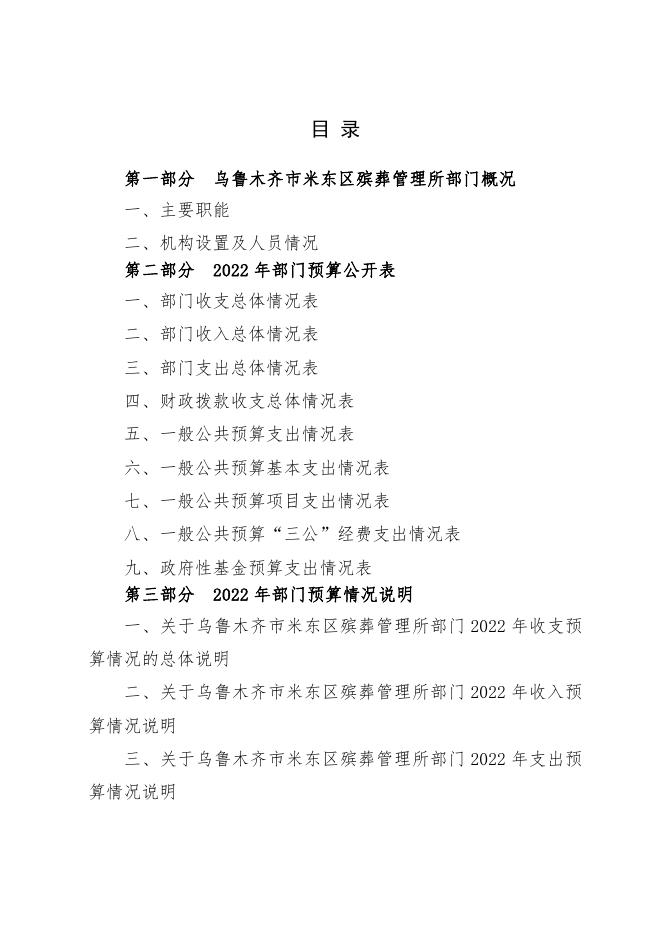 乌鲁木齐市米东区殡葬管理所2022年预算公开.pdf