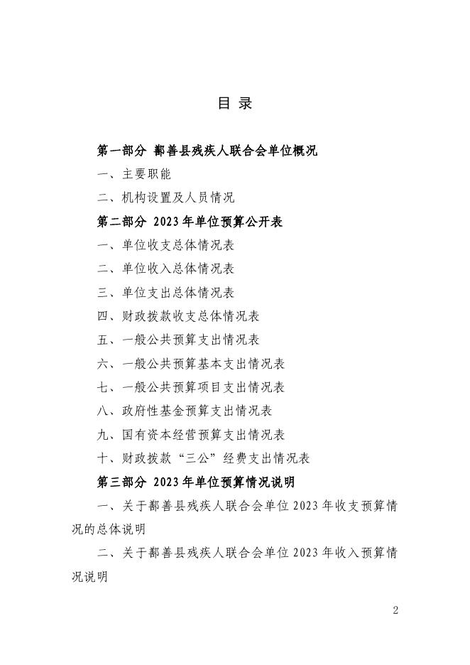 71、2023年度鄯善县残疾人联合会单位预算公开.pdf