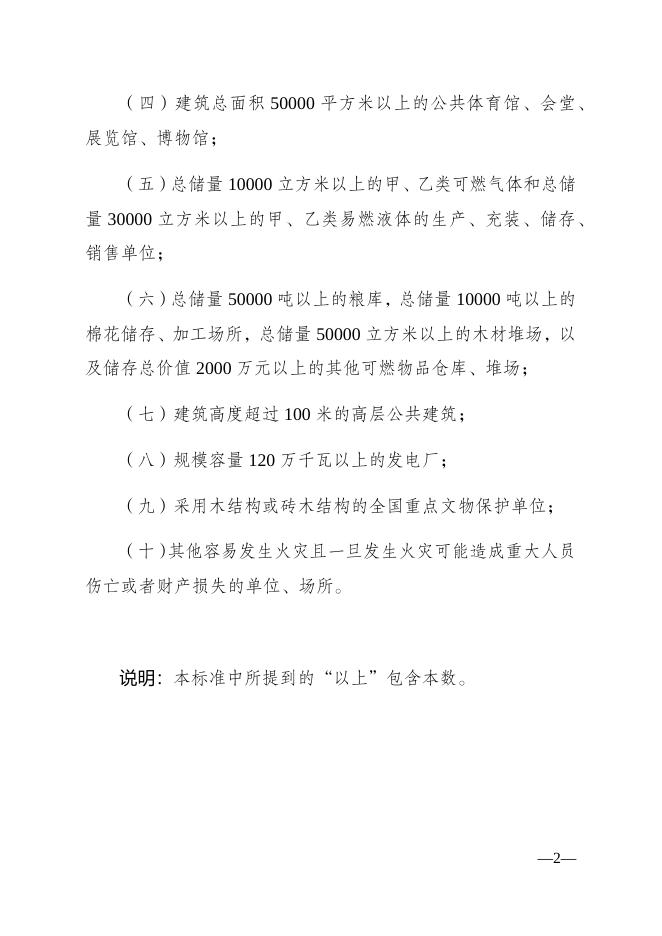新疆维吾尔自治区火灾高危单位界定标准.docx