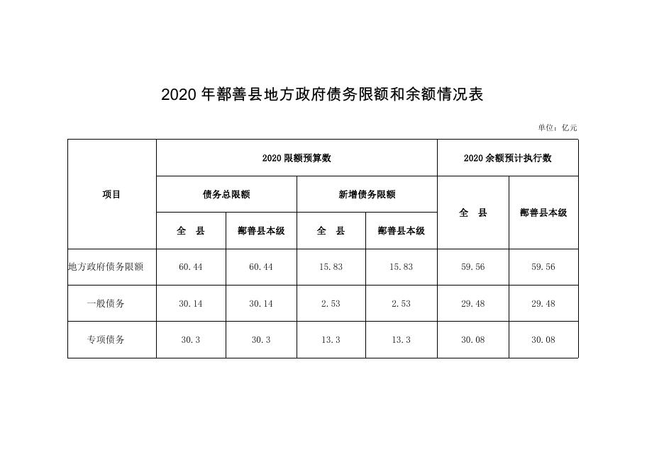 鄯善县地方政府债务限额信息公开情况.pdf