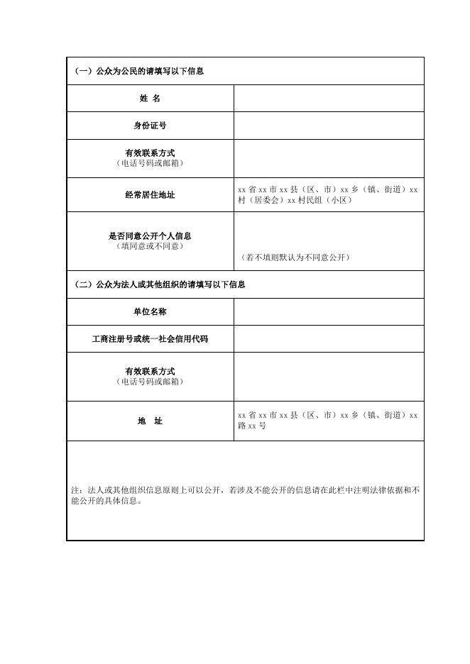 公众意见表.docx