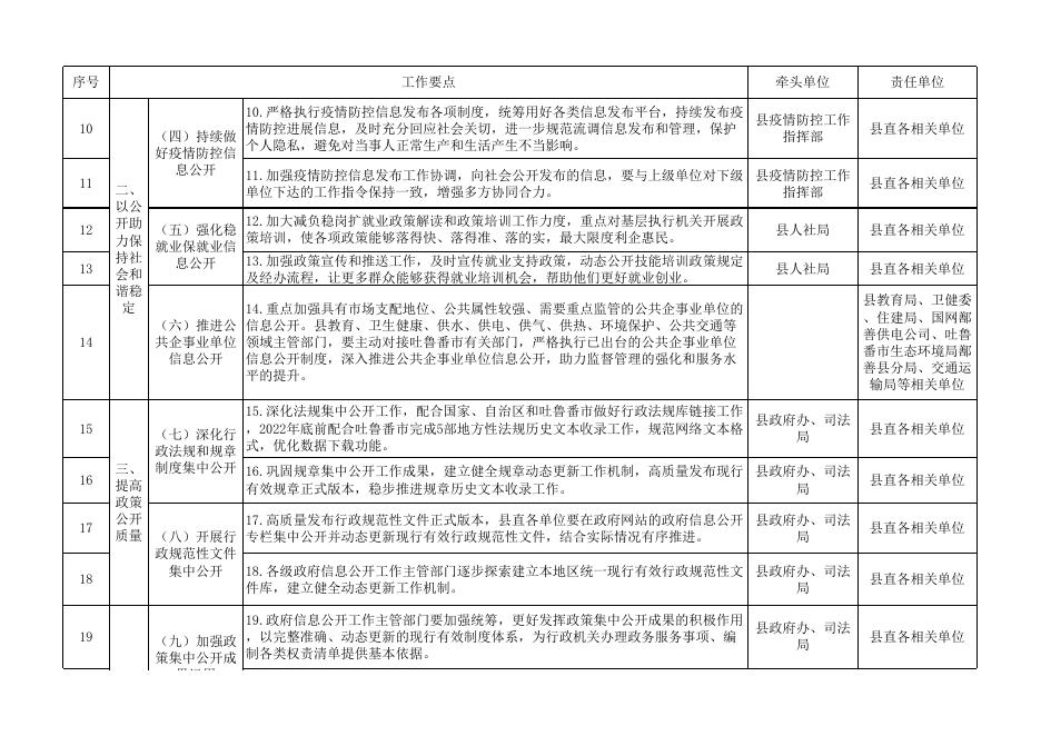 2022年鄯善县政务公开工作要点分工清单台帐.xlsx