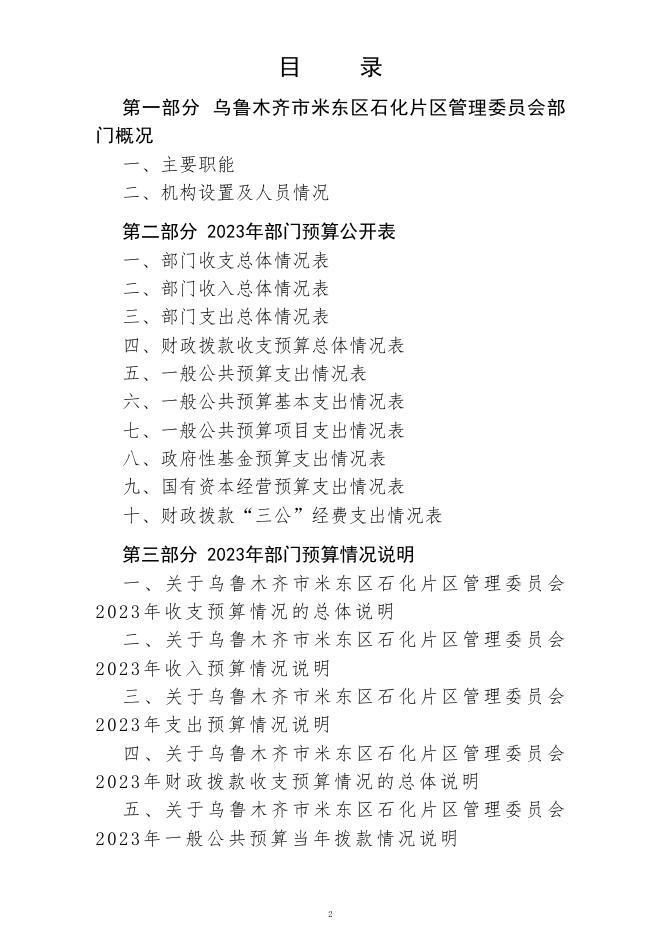 乌鲁木齐市米东区石化片区管理委员会(公开时间：2023年2月1日).pdf