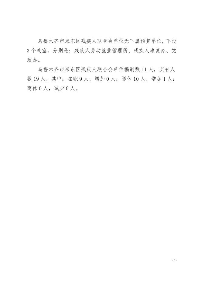 乌鲁木齐市米东区残疾人联合会2022年预算公开.pdf