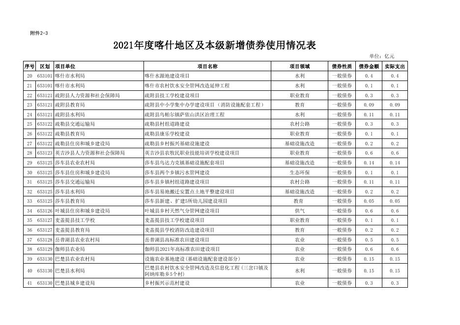 附件22-32021年度喀什地区及本级新增债券使用情况表.pdf