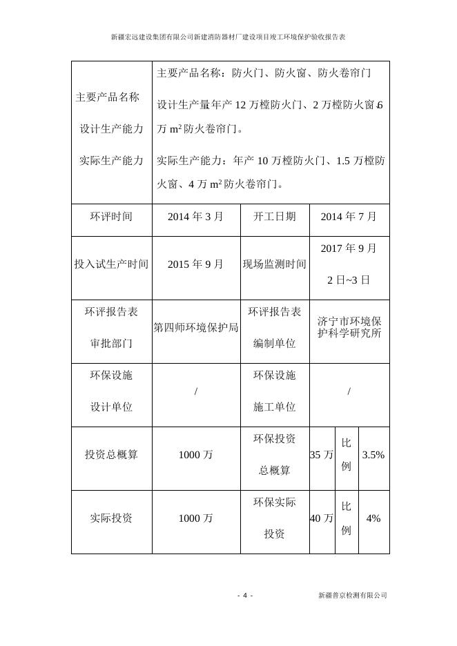 宏远消防器材厂建设项目验收报告.docx