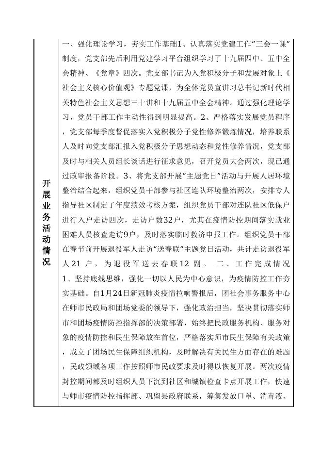 12990433MB167121X7-新疆生产建设兵团第四师七十三团-新疆生产建设兵团第四师七十三团社会事务服务中心（新疆生产建设兵团第四师七十三团退役军人服务站）.doc