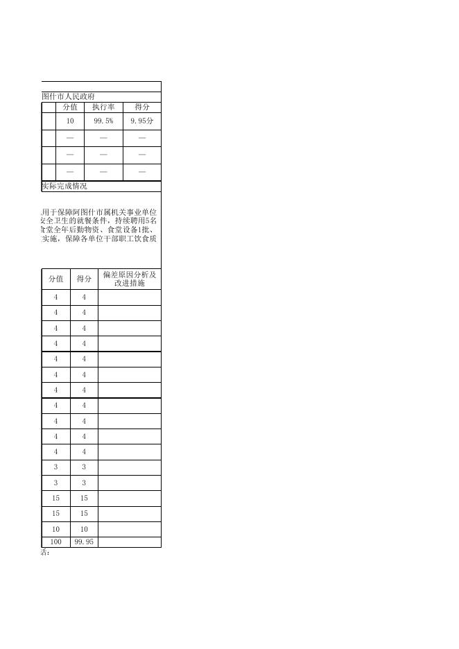 阿图什市人民政府2021年度项目支出绩效自评表.xlsx