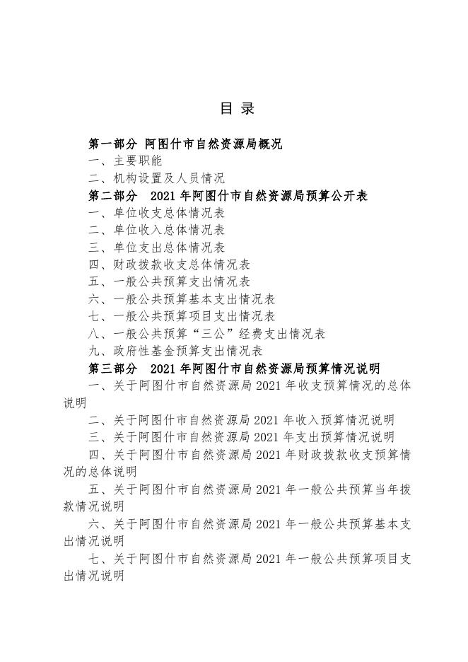 阿图什市自然资源局2021年预算公开.pdf