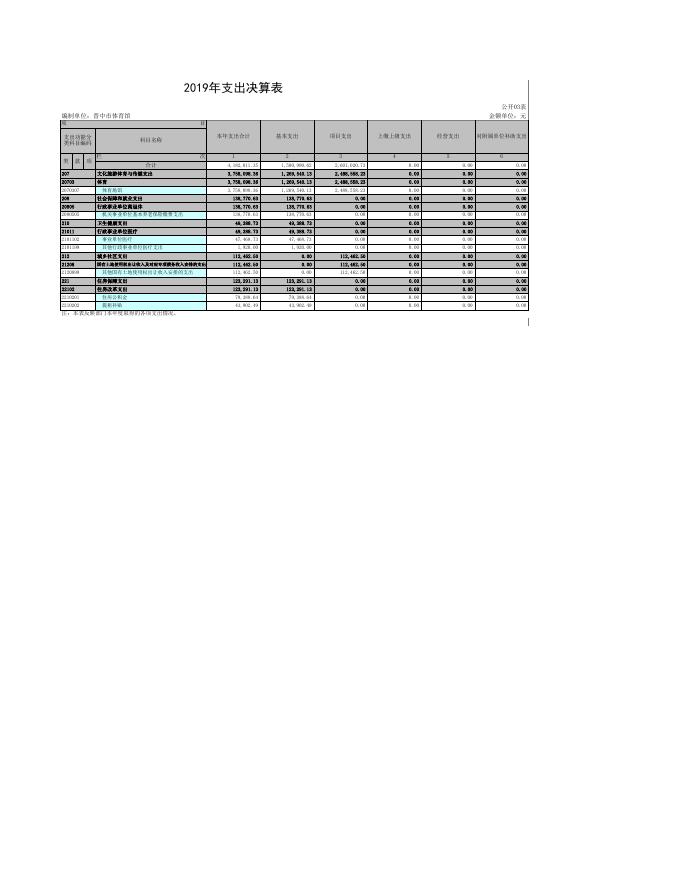 2019年度晋中市体育馆决算公开.xls