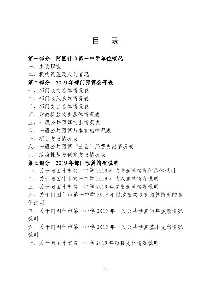 阿图什市第一中学2019年预算公开.pdf