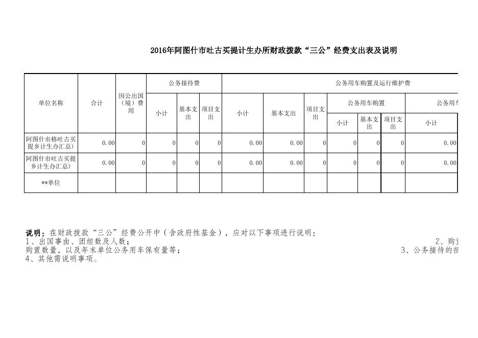 附件1-1：阿图什市吐古买提乡计生办2016年部门决算公开表.xls