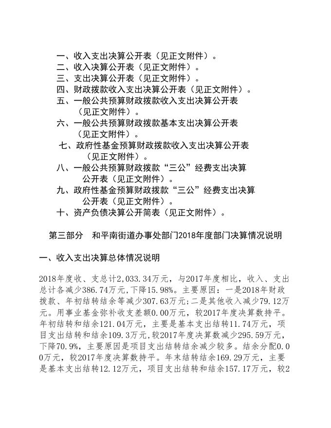 海口市美兰区和平南街道办事处2018年部门决算公开.doc