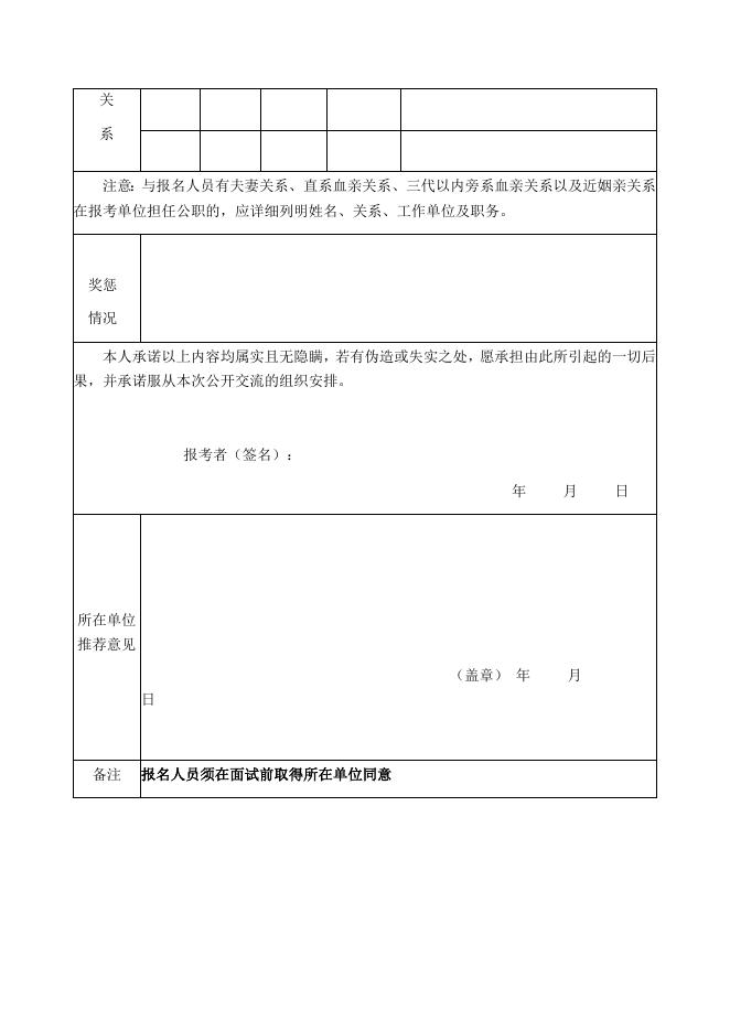 附件2：珠海市2022年度市直机关公开交流公务员报名登记表.docx