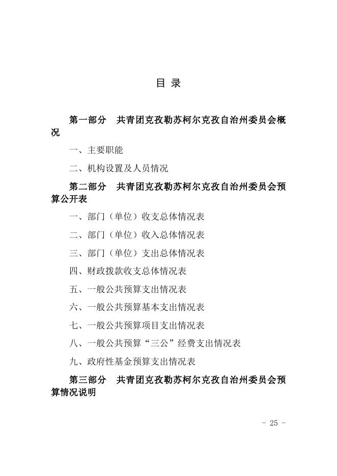 共青团克孜勒苏柯尔克孜自治州委员会2021年预算公开.docx