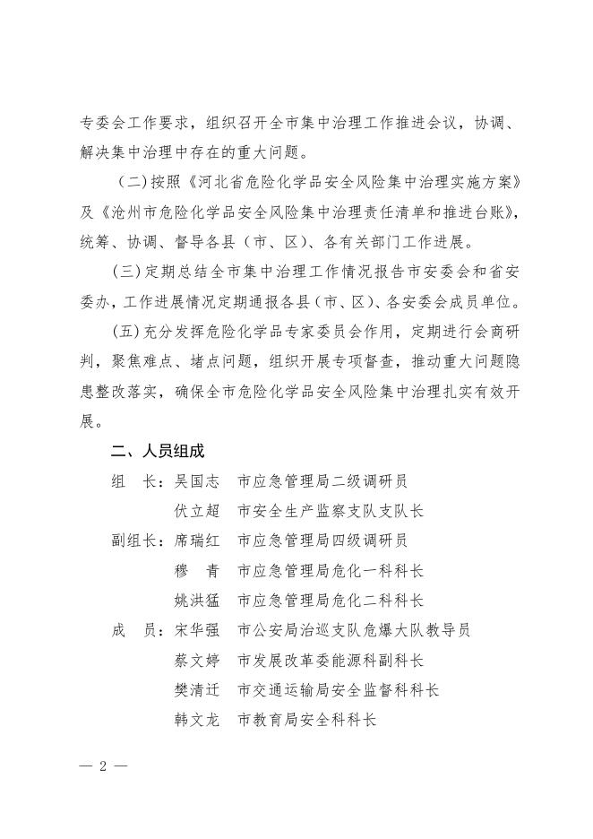 沧安办〔2022〕25号关于进一步加强危险化学品安全风险集中治理工作专班力量的通知.pdf