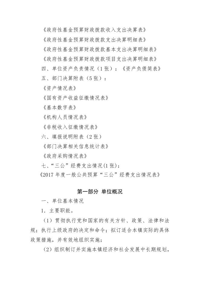 3呼图壁县二十里店镇人民政府2017年度部门决算公开说明.doc