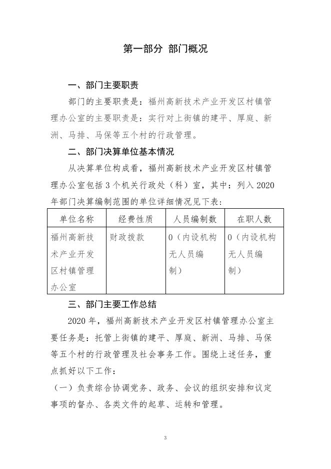2020年度福州高新技术产业开发区村镇管理办公室部门决算公开.pdf