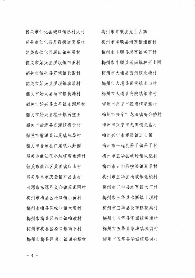 关于公布第一批广东省传统村落名单.pdf