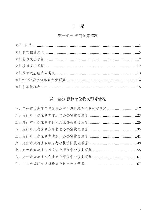 二、大鹿庄乡预算文本.docx