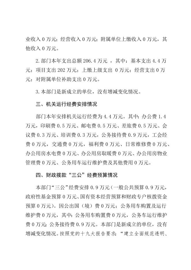 2019年网信办部门预算信息公开说明.docx