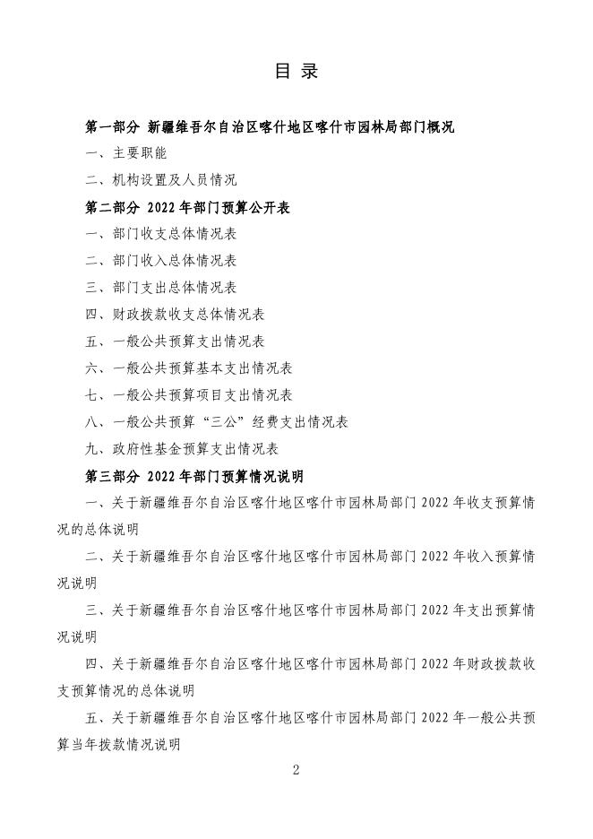 2022年度新疆维吾尔自治区喀什地区喀什市园林局预算公开.pdf