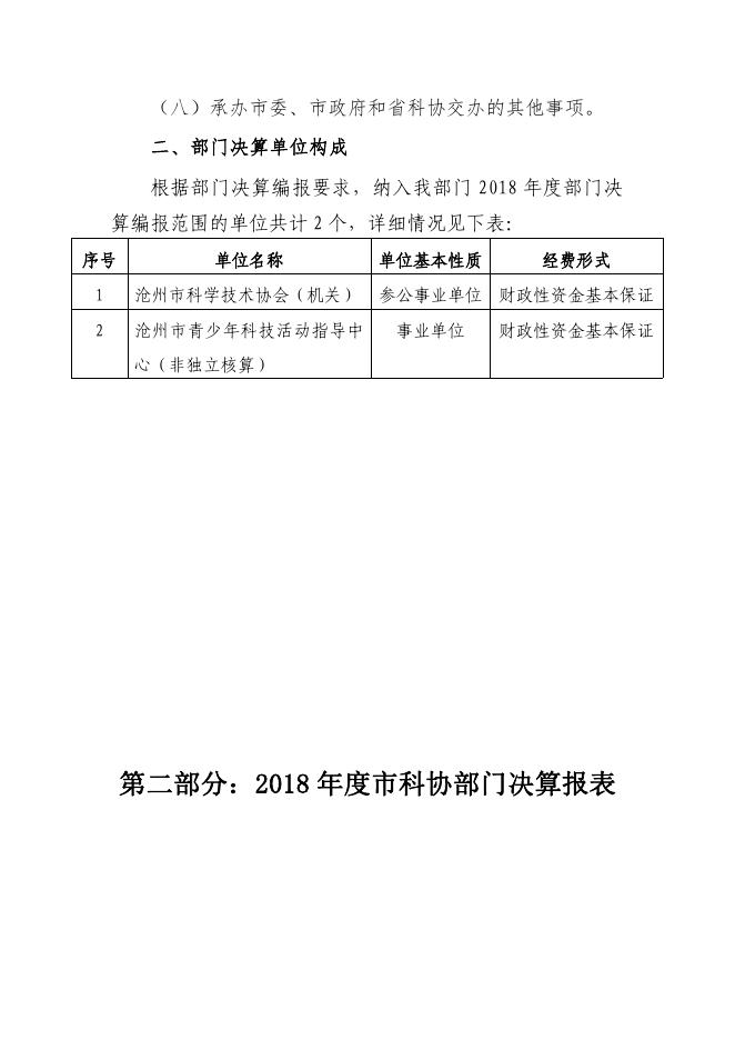 沧州市科协2018年度决算公开.pdf