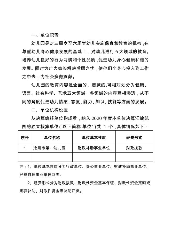 沧州市第一幼儿园2020年单位决算公开.pdf