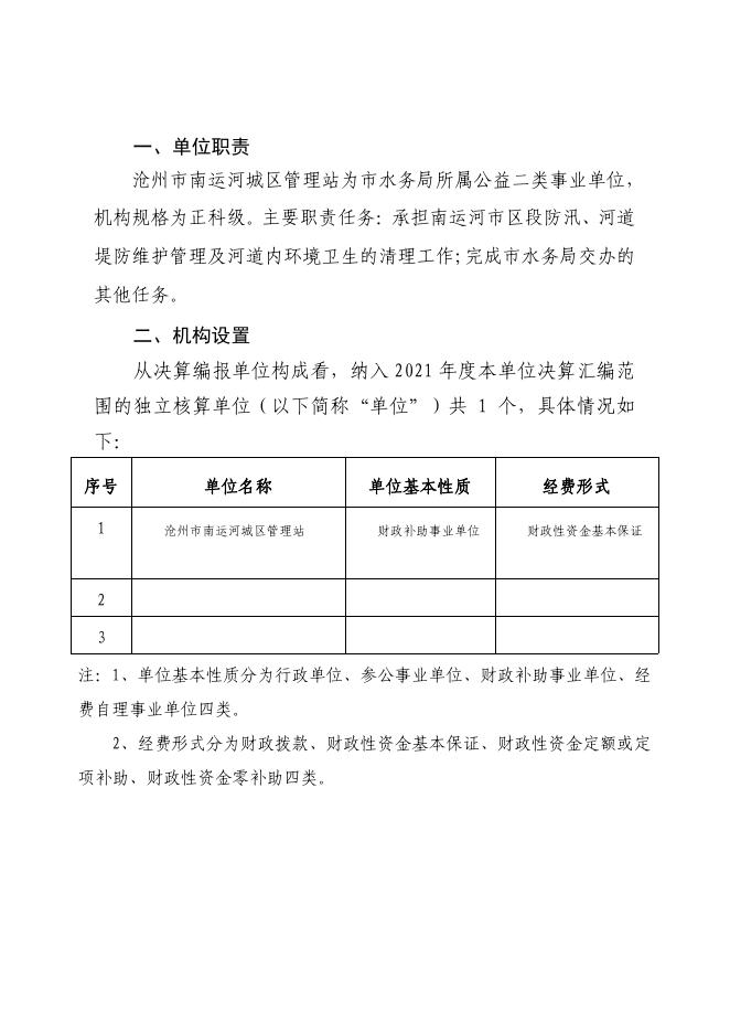 沧州市南运河城区管理站2021年度部门决算公开.pdf