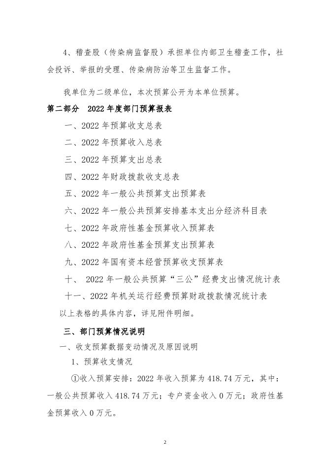 153朔州市朔城区卫生健康综合行政执法队2022年度部门预算公开说明.doc
