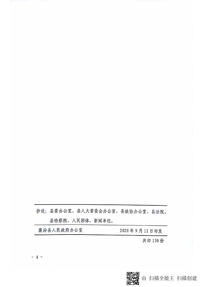 襄汾县人民政府办公室关于调整县政府领导分工的通知.pdf