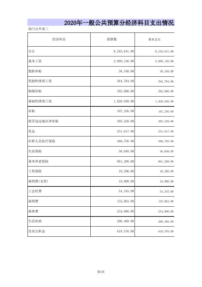 壶泉中心校2020年部门预算公开表.xls