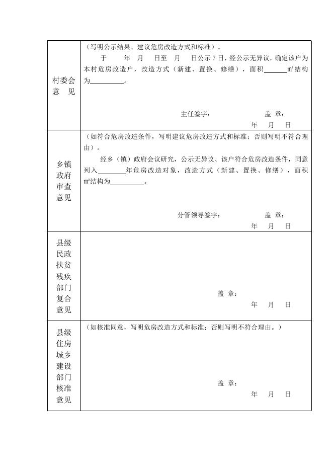 山西省农村危房改造申请表.doc