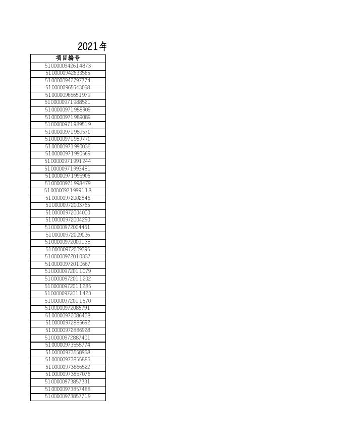 2021年拟定项目信息表.xls