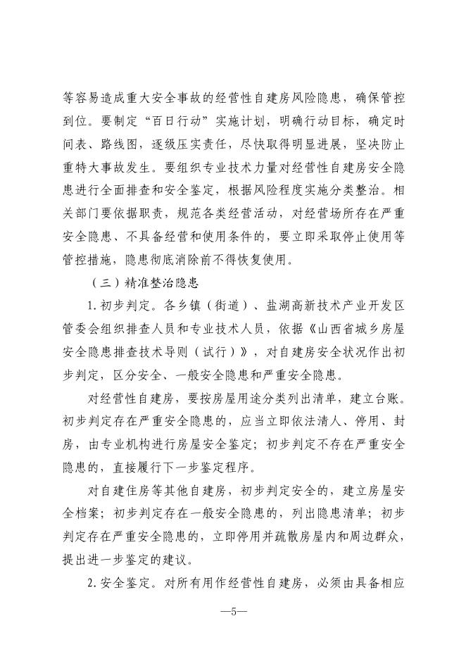 盐湖区自建房安全专项整治实施方案.pdf