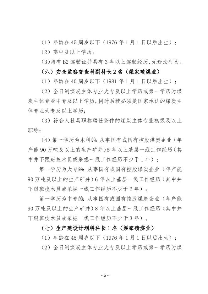 附件1：招聘岗位任职条件.docx