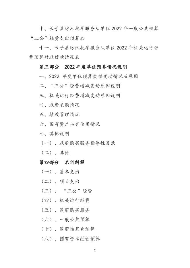 长子县抗旱服务队2022年预算公开报告.docx