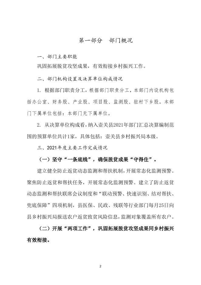 壶关县乡村振兴局2021年度部门决算公开.doc