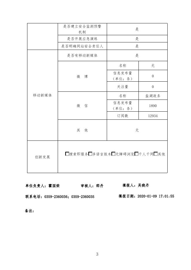 2019年度盐湖区政府网站工作年度报表.pdf