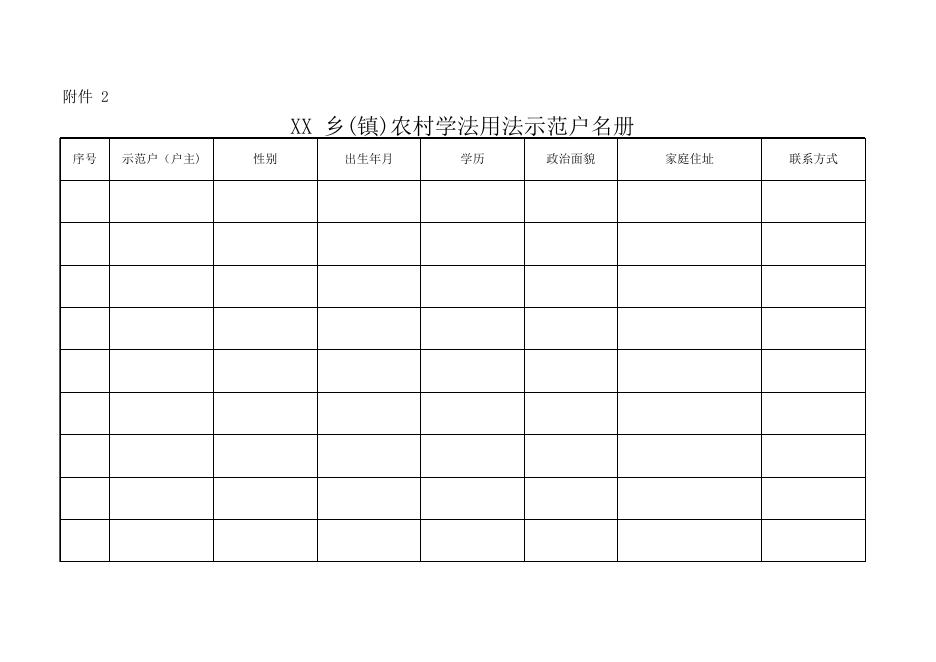农村学法用法示范户申报表.xlsx