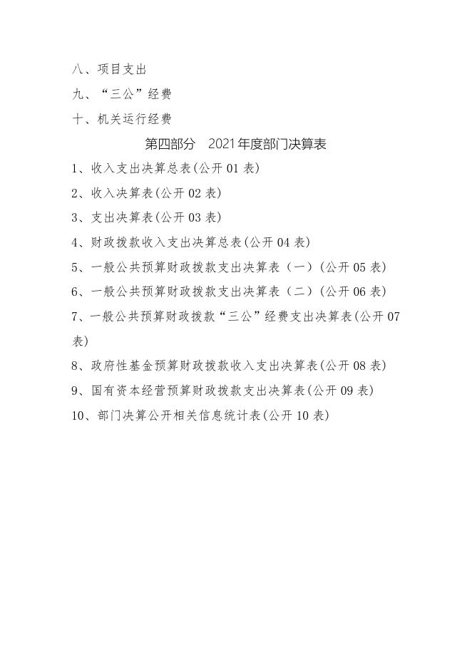 长子县横水林区服务中心2021年决算公开.docx
