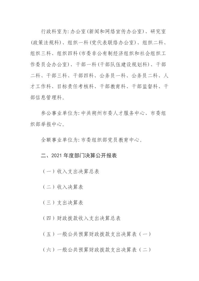 中共朔州市委组织部2021年决算公开.pdf
